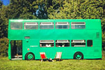 photo big green bus