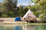 photo camping le lac bleu - koawa